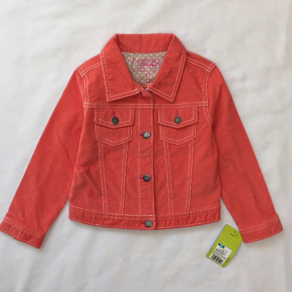 ⚡️NWT Genuine Kids Oshkosh Girl Corduroy Jacket